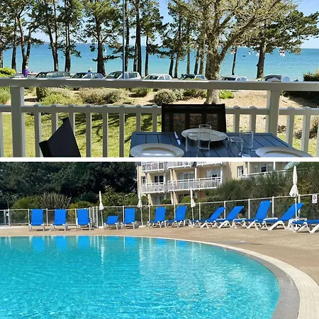 Fouesnant, Pieds Dans L'eau, Vue Mer, Piscine Chauffee