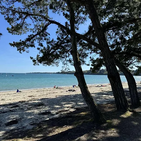 Fouesnant, Pieds Dans L'eau, Vue Mer, Piscine Chauffee דירה פואסננט